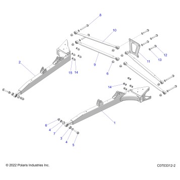 SUSPENSION, REAR CONTROL ARMS - Z23NAK99A/99B (C0703312-2)