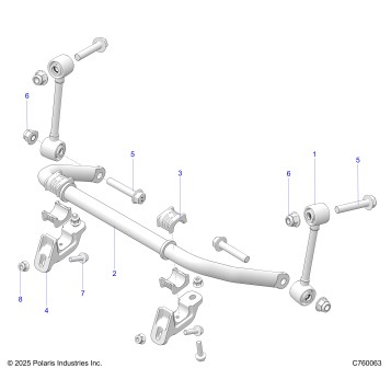 SUSPENSION, FRONT STABILIZER BAR - Z26NMX99A4/A6 (C760063)