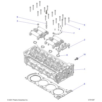 ENGINE, CYLINDER HEAD - Z23RGL2KAJ/BJ/KAK/BK (C1206172-3)