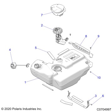 BODY, FUEL TANK - Z23N4K99A/99B (C0704997)