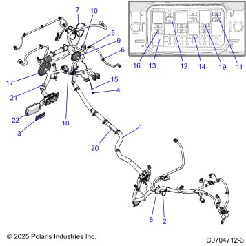 ELECTRICAL, WIRE HARNESS - Z26ASF99A6 (C0704712-3)