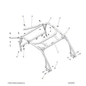 CHASSIS, CAB FRAME - Z26NEY99A4/B4/A6/B6 (C0703976)