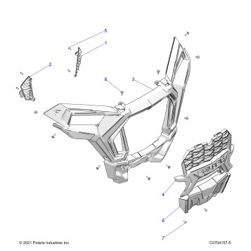 BODY, FRONT BUMPER - Z23N4K99A/99B (N/A)