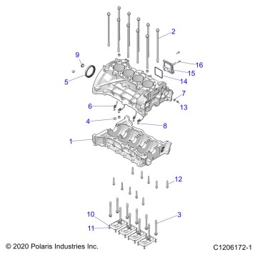 ENGINE, CYLINDER BLOCK - Z23RMU2KAN/BN (C1206172-1)