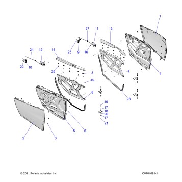 BODY, DOORS, FRONT - Z26NMX99A4/A6 (C0704091-1)