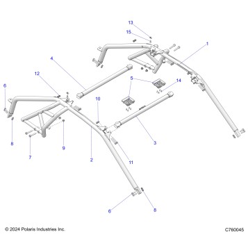 CHASSIS, CAB FRAME - Z25XPD92A/92B (C760045)