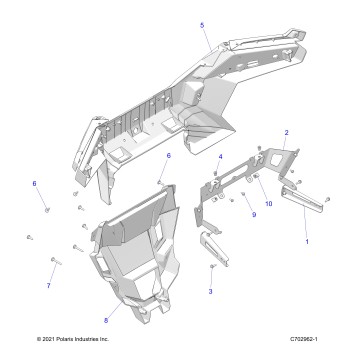 BODY, REAR BUMPER, - Z23G4C92AL/BL (C702962)