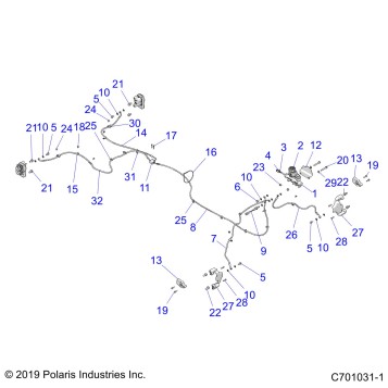 BRAKES, BRAKE LINES AND MASTER CYLINDER - Z20A5A87B2/E87BP/BK/BX (C701031-1)