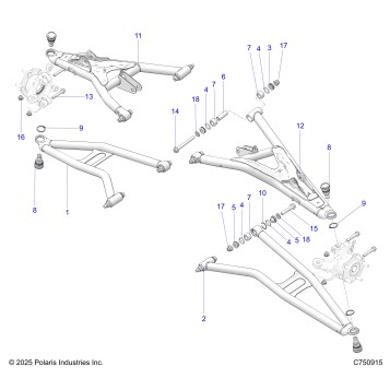 SUSPENSION, FRONT CONTROL ARMS - Z26NMX99A4/A6 (C750915)