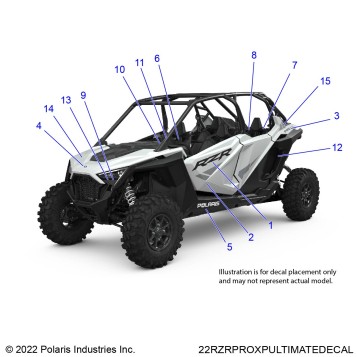 BODY, DECALS - Z22MAU92AP/BP (22RZRXPPROULTIMATEDECAL)