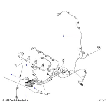 ENGINE, HARNESS AND SENSORS - Z26RRL2KAL (C77020)