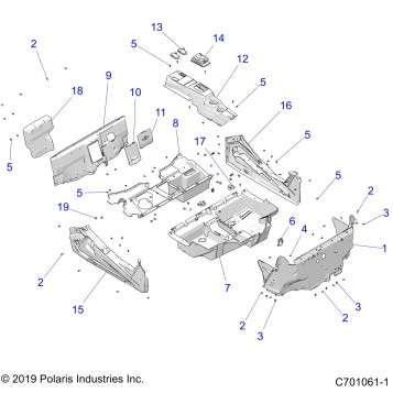 BODY, FLOOR and ROCKER PANELS - Z20PAE92AC/BC/F92AC/LC (C701061-1)