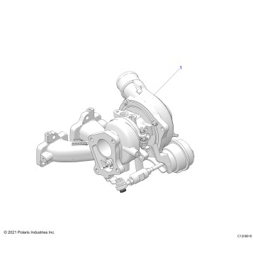ENGINE, TURBO CHARGER - Z23G4C92AL/BL (C702950)