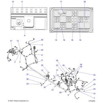 ELECTRICAL, WIRE HARNESS, CHASSIS  - Z23R4D92AK/AS/BK/BS (C703054)