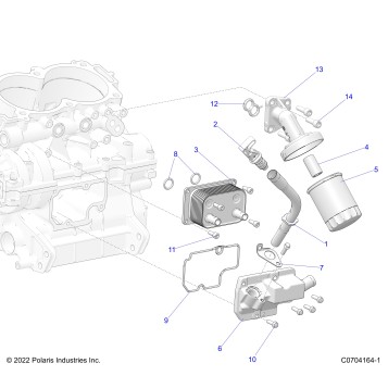 ENGINE, DIPSTICK AND OIL FILTER - Z23NAK99A/99B (C700226)