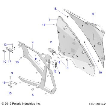 BODY, DOORS, REAR - Z23RMU2KAN/BN (C0703035-02)