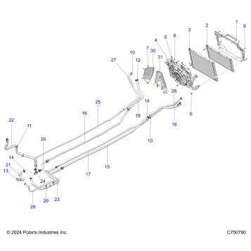 ENGINE, COOLING - Z25X4B92AP/BP (C750298)