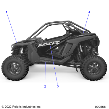 BODY, DECALS, GRAPHICS - Z23GAE92A/92B (900568)