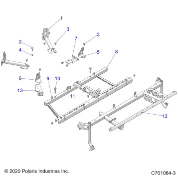 CHASSIS, MAIN FRAME MOUNTS - Z25ASK99A6/B6 (C701084-3)