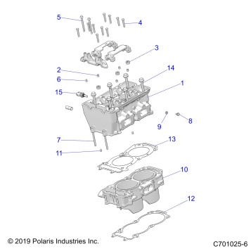 ENGINE, CYLINDER and HEAD - Z23ASA87A2(C701025-6)