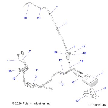 FUEL SYSTEMS, LINES, EVAP - Z23RMU2KBN (C0704193-02)