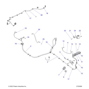 ELECTRICAL, WIRE HARNESS, PERIPHERAL - Z24RMD2KAH/AL/BH/BL (C703269)