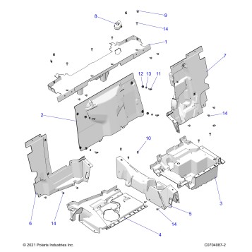 BODY, REAR CLOSEOFF - Z26NMX99A4/A6 (C0704087-2)