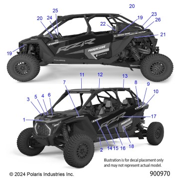 BODY, DECALS - Z25R4P2KBL (900970)