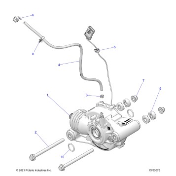 DRIVE TRAIN, FRONT GEARCASE MOUNTING - Z25NEE99A4/B4/A5/B5 (C703076)