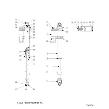 SUSPENSION, FRONT SHOCK INTERNALS - Z26NET99A4/B4/A6/B6 (7046276)