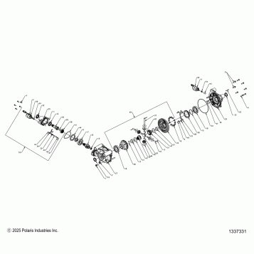 DRIVE TRAIN, GEARCASE INTERNALS, FRONT - Z26RRL2KAL (1337331)