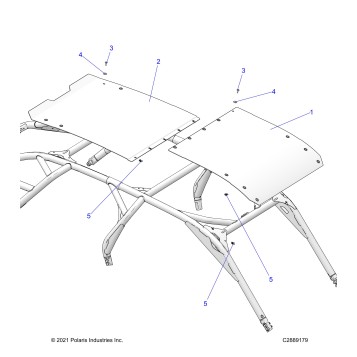 BODY, ROOF - Z23G4C92AL/BL (C2889179)