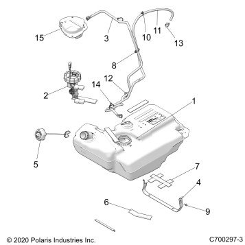 BODY, FUEL TANK - Z21A4E99AX (C700297-3)
