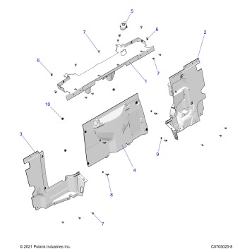 BODY, REAR CLOSEOFF - Z25NEE99A4/B4/A5/B5 (C0705025-8)