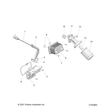 ENGINE, DIPSTICK AND OIL FILTER - Z26NMX99A4/A6 (C702862)