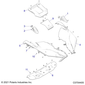 BODY, HOOD AND FENDERS - Z23R4E92A/92B (C0704405)