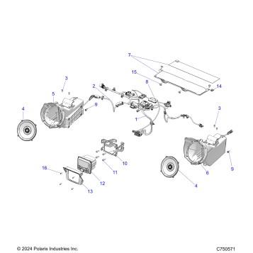 ELECTRICAL, AUDIO, PMX STEREO - Z24NEC99AM/BM (C750571)