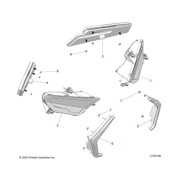 ELECTRICAL, HEADLIGHTS AND TAILLIGHTS - Z25XPD92A/92B (C750180)