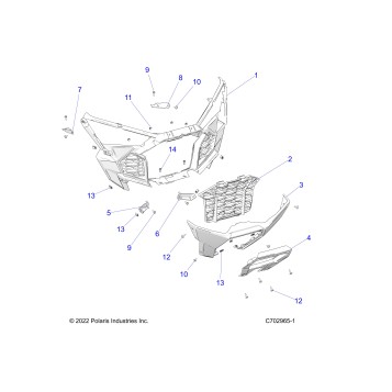 BODY, FRONT BUMPER - Z23G4C92AL/BL (C702965)