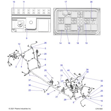 ELECTRICAL, WIRE HARNESS, CHASSIS - Z22R4D92AB/AK (C701393)