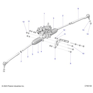 STEERING, GEAR BOX W/EPS AND RELATED - Z25SPE92A4/B4 (C750130)