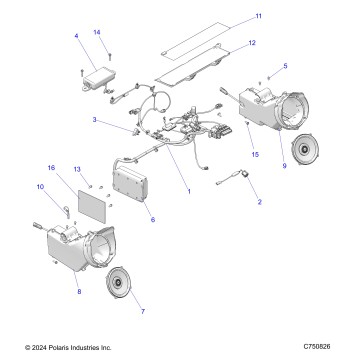 ELECTRICAL, AUDIO, RIDE COMMAND - Z25NEF99A4/B4/A5/B5 (C750827)