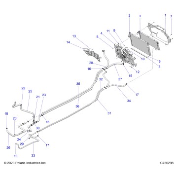 ENGINE, COOLING - Z26S4P92BL (C750298)