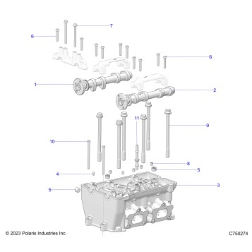 ENGINE, CYLINDER HEAD - Z25XPD92A/92B (C750274)