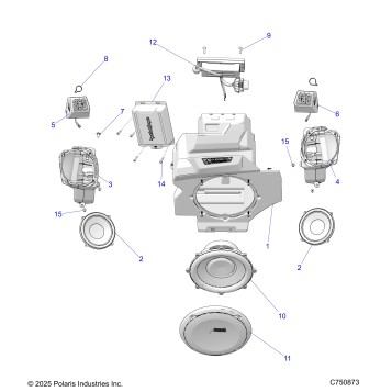 ELECTRICAL, OPTION, AUDIO, FRONT - Z25R4E2KA4/B4  (C750873)