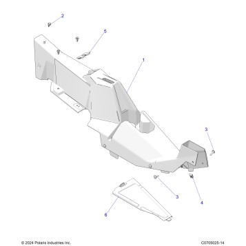BODY, CENTER CONSOLE - Z25NEB99A4/B4 705025-1)
