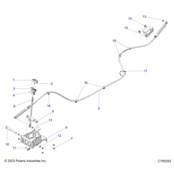 DRIVE TRAIN, GEAR SELECTOR - Z26S4P92BL (C750252)