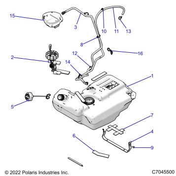 FUEL SYSTEM, TANK - Z22ASK99A4/B4/ASV99A4 (C7045500)
