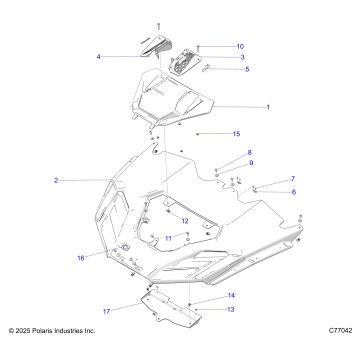 BODY, HOOD - Z26RRL2KAL (C77042)