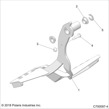 BRAKES, PEDAL - Z20S1E99AG/AK/BG/BK (C700097-1)